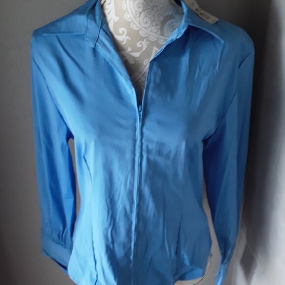 New Copper Key blue long sleeve top size XL - Picture 1 of 7